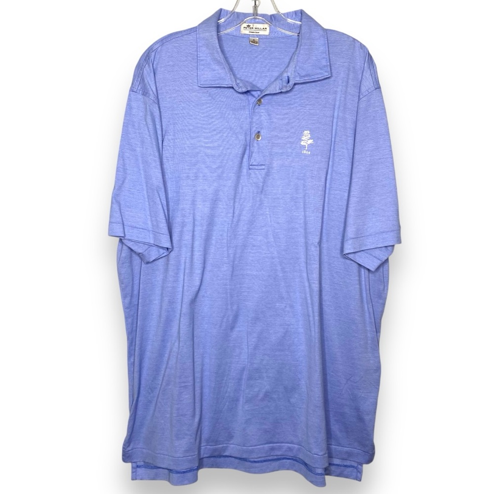 Peter Millar Blue 1984 Logo Polo Size XL